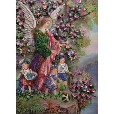 Ангел і діти |  арт. РК-102 | Набір для вишивки бісером