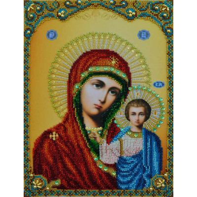 Казанська Ікона Божої Матері |  арт. P-108 | Набір для вишивки бісером