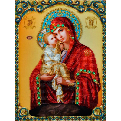 Ікона Божої Матері Почаївська |  арт. P-187 | Набір для вишивки бісером
