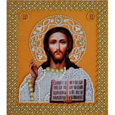 Ікона Христа Спасителя. Вінчальна пара (золото) |  арт. P-207 | Набір для вишивки бісером