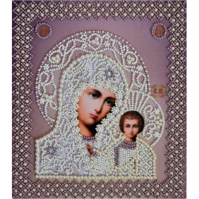 Казанська ікона Божої Матері. Вінчальна пара |  арт. P-208 | Набір для вишивки бісером