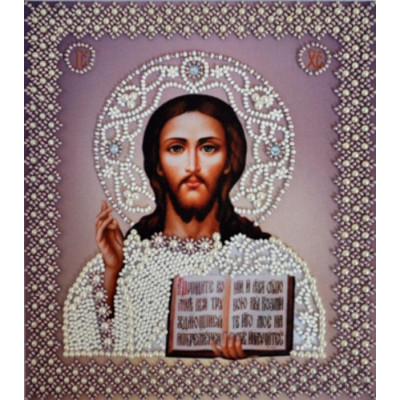 Ікона Христа Спасителя. Вінчальна пара |  арт. P-209 | Набір для вишивки бісером