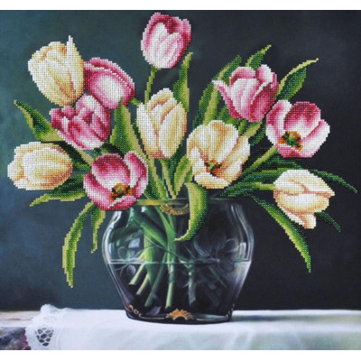 Весняний натюрморт |  арт. P-257 | Набір для вишивки бісером