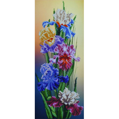 Іриси |  арт. P-258 | Набір для вишивки бісером