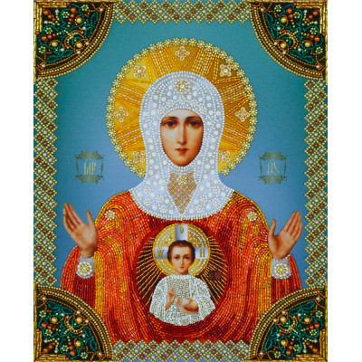 Ікона Знамення Пресвятої Богородиці |  арт. P-272 | Набір для вишивки бісером
