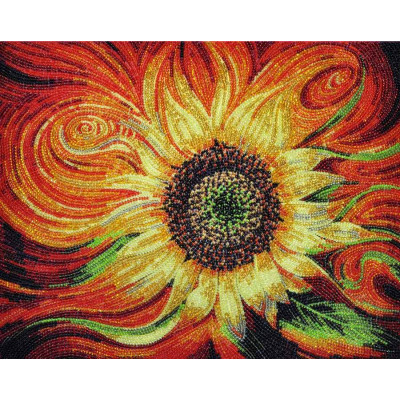 Вогненна квітка |  арт. P-277 | Набір для вишивки бісером