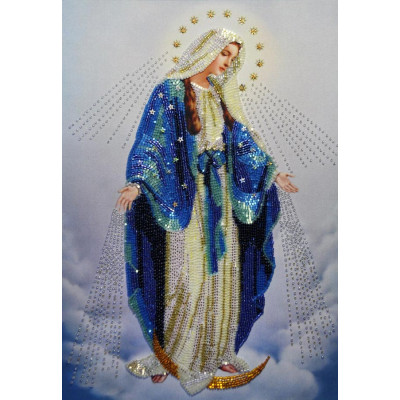 Ікона Пресвята Діва Марія | арт. P-283 | Набір для вишивки бісером Ікона Пресвята Діва Марія | арт. P-283 | Набір для вишивки бісером