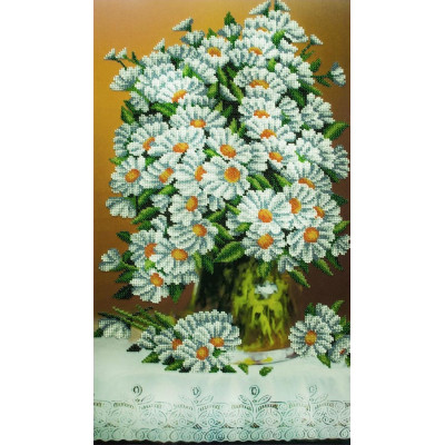 Букет ромашок |  арт. P-304 | Набір для вишивки бісером
