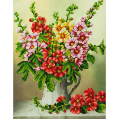 Мальви |  арт. Р-321 | Набір для вишивки бісером