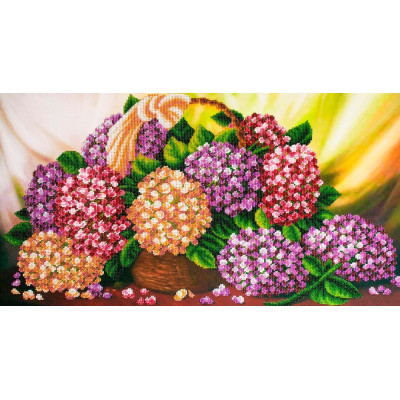 Натюрморт з гортензією |  арт. Р-336 | Набір для вишивки бісером