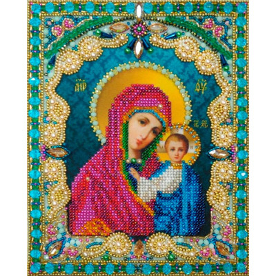 Казанська Ікона Божої Матері |  арт. Р-409 | Набір для вишивки бісером