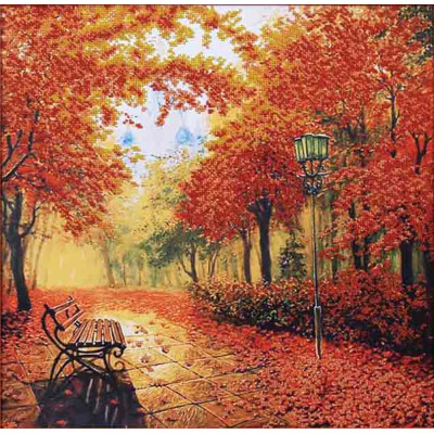 Осінній парк |  арт. Б-010 | Набір для вишивки бісером