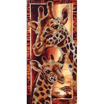 Африка: Жирафи |  арт. Б-057 | Набір для вишивки бісером