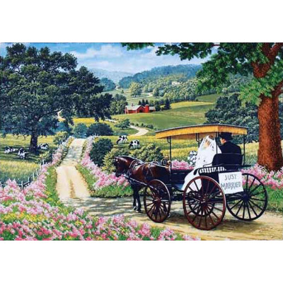 Молодята |  арт. Б-063 | Набір для вишивки бісером