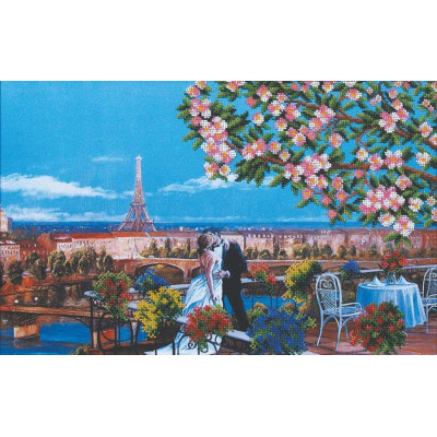 Паризький поцілунок |  арт. Б-116 | Набір для вишивки бісером