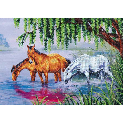На водопої |  арт. Б-238 | Набір для вишивки бісером