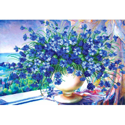 Лазурний вальс |  арт. Б-248 | Набір для вишивки бісером