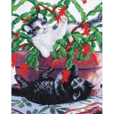 Шалунишки | арт. Б-275 | Набір для вишивки бісером Шалунишки | арт. Б-275 | Набір для вишивки бісером