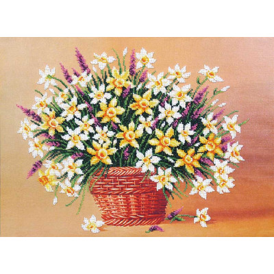 Нарциси |  арт. Б-282 | Набір для вишивки бісером