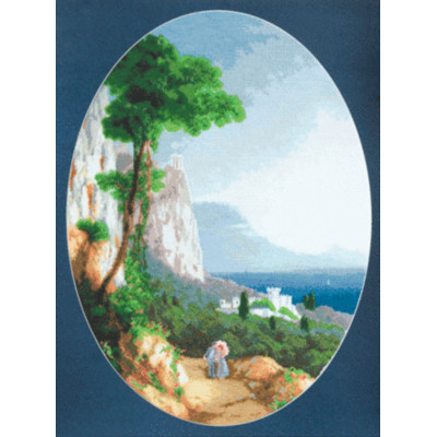 Кримські гори |  арт. М-137 | Набір у змішаной техніці