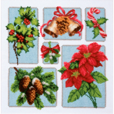 Зимовий мікс |  арт. М-148 | Набір у змішаной техніці