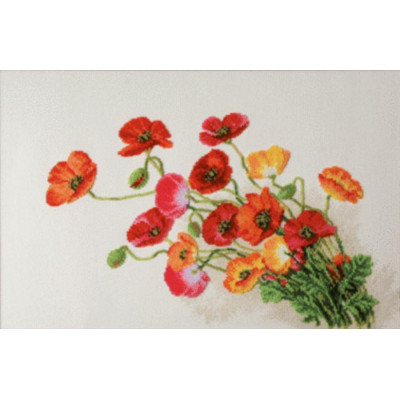 Тремтливі маки |  арт. М-158 | Набір у змішаной техніці