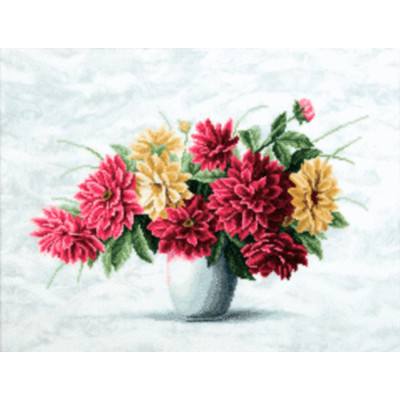 Багряний букет |  арт. М-193 | Набір для вишивки хрестиком