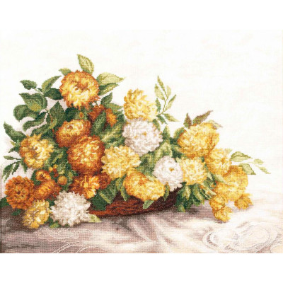 Жовті хризантеми |  арт. М-199 | Набір для вишивки хрестиком