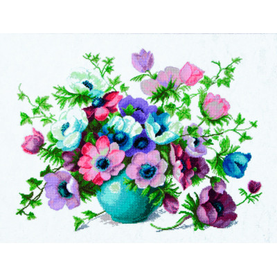 Ніжні анемони |  арт. М-207 | Набір для вишивки хрестиком