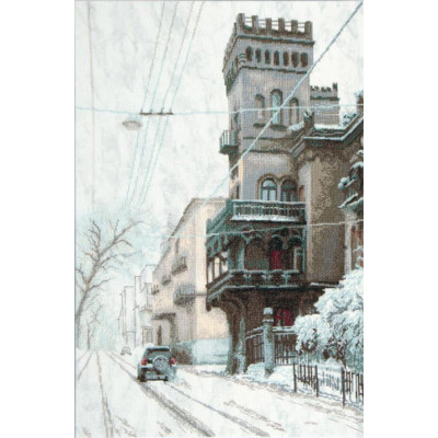 Зимовий Львів | арт. М-208 | Набір для вишивки хрестиком Зимовий Львів | арт. М-208 | Набір для вишивки хрестиком