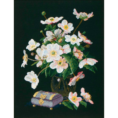 Перламутровий натюрморт | арт. М-225 | Набір для вишивки хрестиком Перламутровий натюрморт | арт. М-225 | Набір для вишивки хрестиком