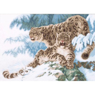 Барси на снігу |  арт. М-25 | Набір для вишивки хрестиком