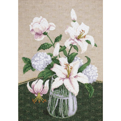 Таїнство білих квітів |  арт. М-280 | Набір для вишивки хрестиком