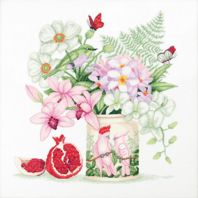 Тропічний букет |  арт. М-299 | Набір для вишивки хрестиком