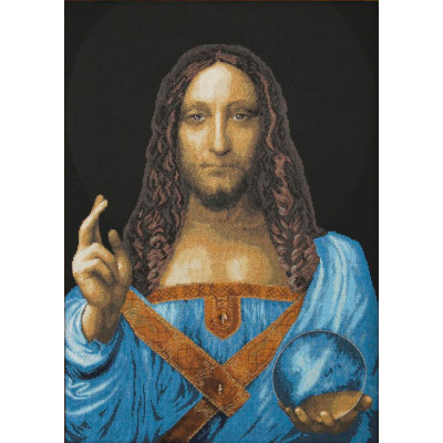 Спаситель світу |  арт. М-327 | Набір у змішаной техніці