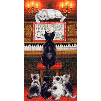 Урок музики |  арт. М-353 | Набір для вишивки хрестиком