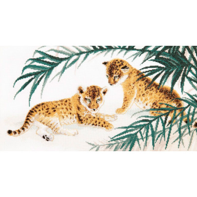 Львята малята |  арт. М-364 | Набір для вишивки хрестиком