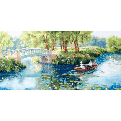 Відпочинок у літньому парку |  арт. М-397 | Набір для вишивки хрестиком