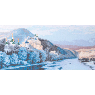 Свято-Успенська Святогорська лавра узимку | арт. М-41 | Набір для вишивки хрестиком Свято-Успенська Святогорська лавра узимку | арт. М-41 | Набір для вишивки хрестиком