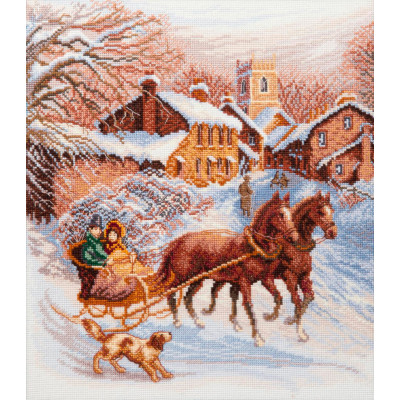 З ранковим візитом |  арт. М-464 | Набір для вишивки хрестиком