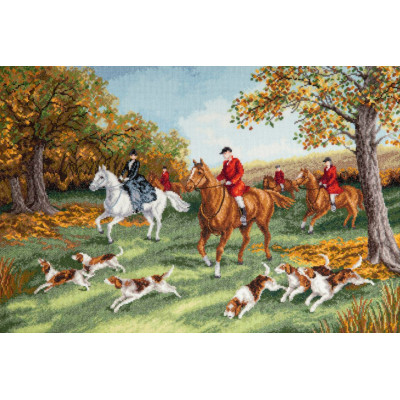 Полювання на лисиць |  арт. М-471 | Набір для вишивки хрестиком