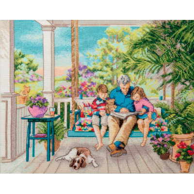 Читання казок |  арт. М-486 | Набір для вишивки хрестиком