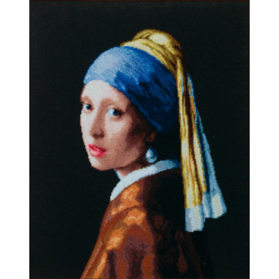 Дівчина з перлинною сережкою |  арт. М-66 | Набір для вишивки хрестиком