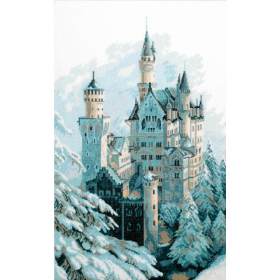 Замок зимовий |  арт. М-98 | Набір для вишивки хрестиком