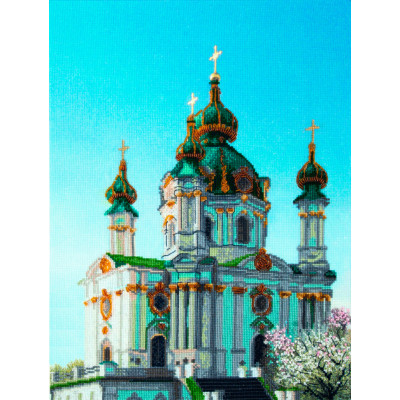 Андріївська церква |  арт. РК-072 | Набір у змішаной техніці