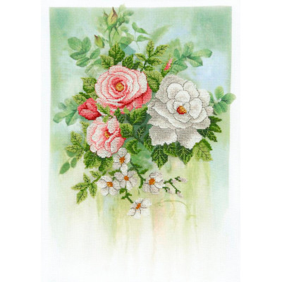 Акварельний букет |  арт. РК-078 | Набір для вишивки хрестиком
