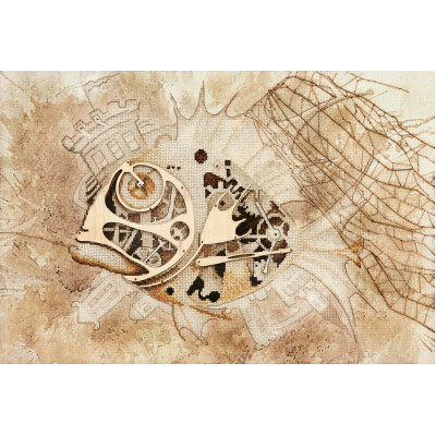 Загадковий вилов |  арт. РК-087 | Набір у змішаной техніці