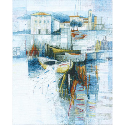 Причал |  арт. РК-114 | Набір у змішаной техніці