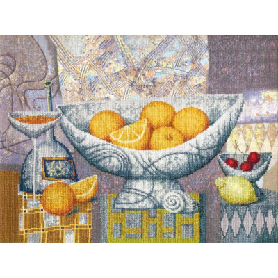 Апельсини, що визріли у теплих променях сонця |  арт. РК-133 | Набір для вишивки хрестиком